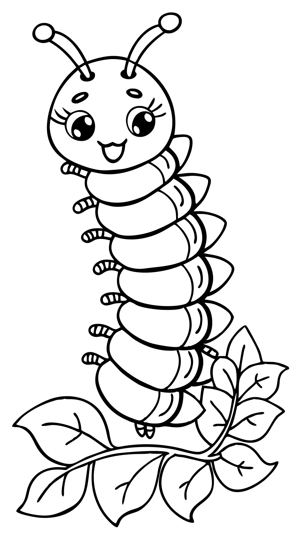 caterpillar coloring pages